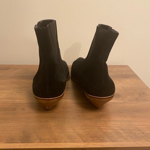 Shellys London Black suede ankle boots - Picture 4 of 5